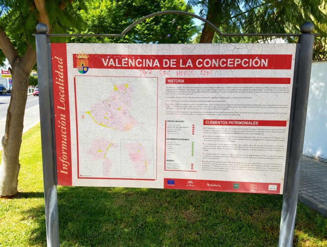 I'll be teaching in a small town outside of Sevilla called Valencina de la Concepción